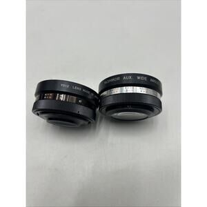 Yashikor AUX Telephoto & Wide Angle 1:4 Lenses With Case